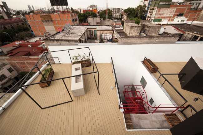 Tetto edificio residenziale